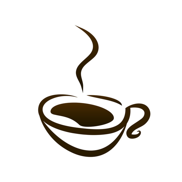 tasse de café chaud vecteur fait main
 - Vecteur, image