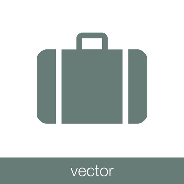 Icône bagage. icône sac de voyage. Concept plat design illustration icône
. - Vecteur, image