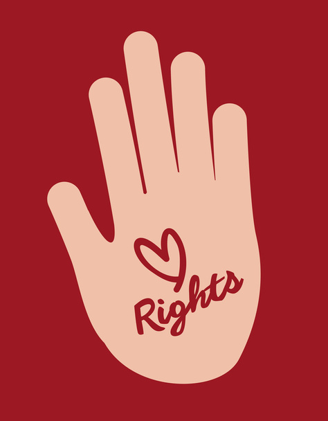 Desenho dos direitos civis
 - Vetor, Imagem