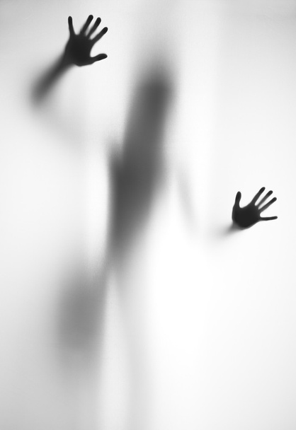 Mystic body shadow like a ghost - Foto, afbeelding