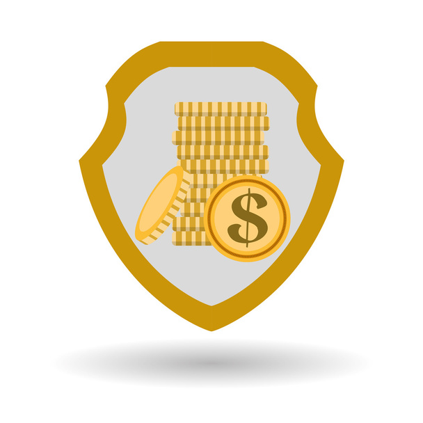 Money icon design - Vector, imagen