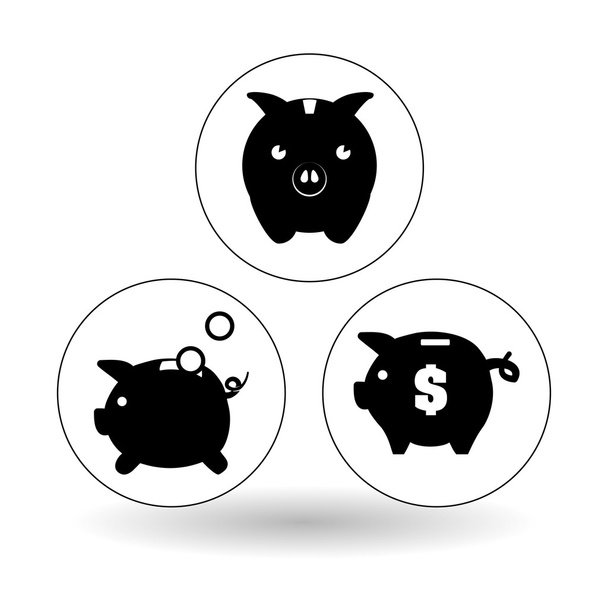 Diseño de icono de dinero
 - Vector, imagen