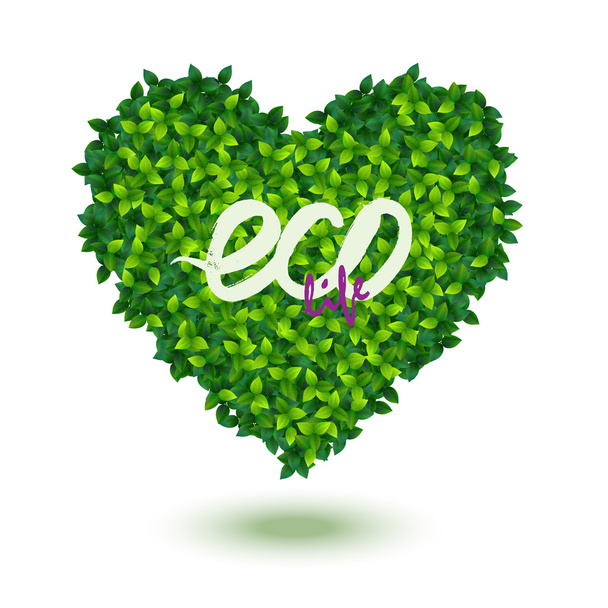 green heart symbol - Вектор,изображение