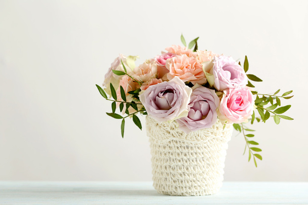 Bouquet of beautiful roses - Photo, Image