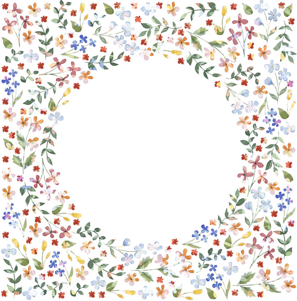 floral arrangement, watercolor, background - Fotoğraf, Görsel