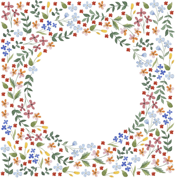 floral arrangement, watercolor, background - Photo, image