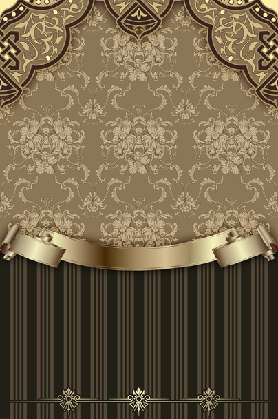 Vintage background with decorative ornament. - Photo, image