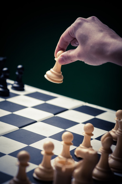 desková hra šachy - Fotografie, Obrázek