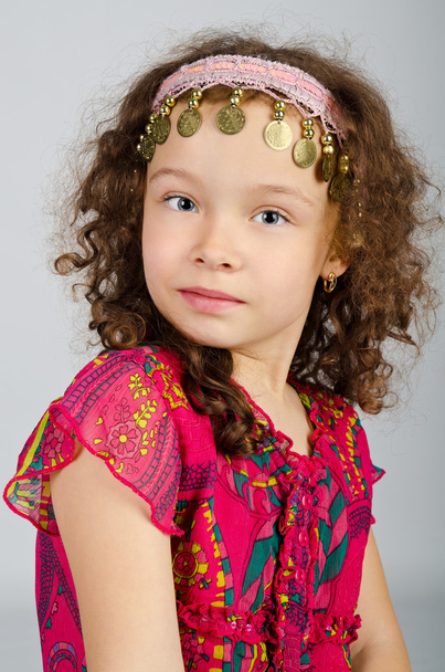 Portrait of cute little girl - Фото, изображение