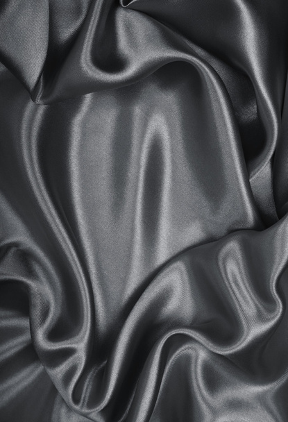 Smooth elegant grey silk as background  - Foto, Imagen