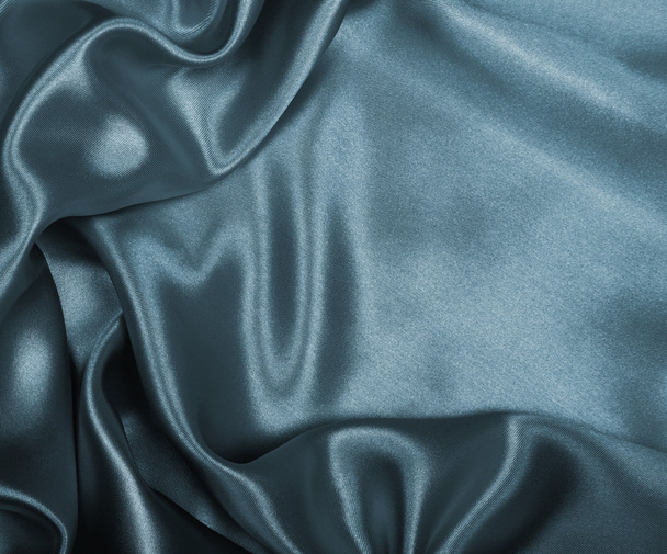 Smooth elegant grey silk or satin as background  - Photo, image