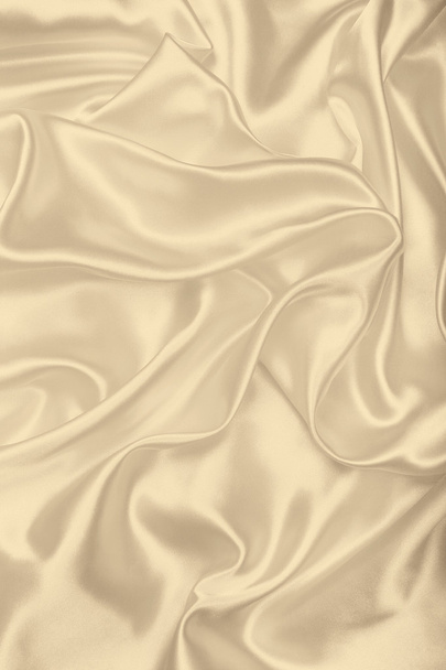 Smooth elegant white silk or satin as wedding background - Foto, Bild