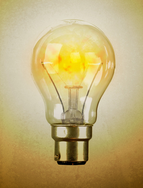 Lightbulb with the filament left blank - Photo, Image