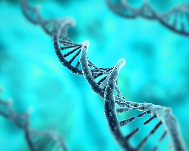 3D renderizado de la estructura de ADN
 - Foto, Imagen