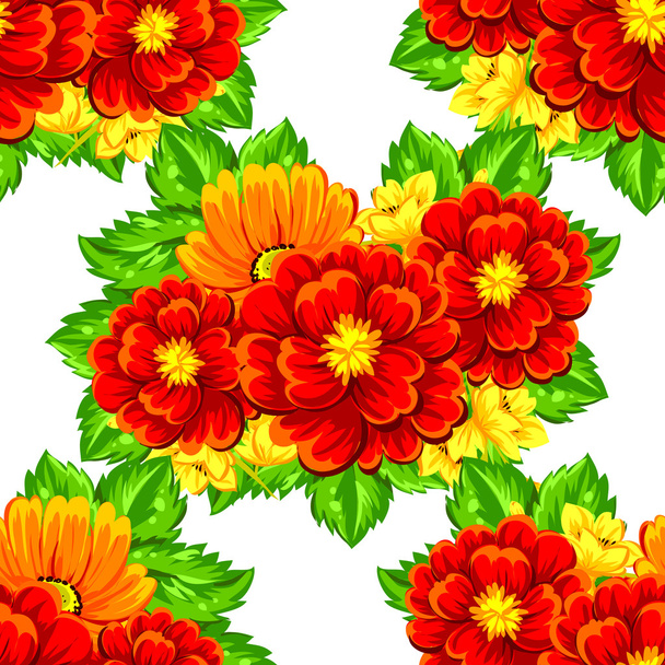 flower pattern background - Wektor, obraz
