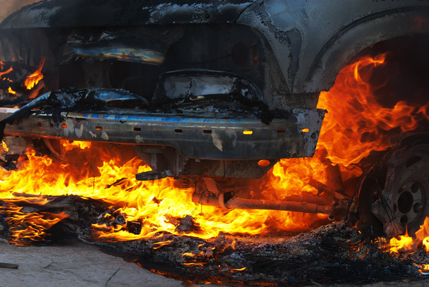 Car fire - Фото, зображення