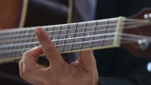 gitáros akusztikus gitár - Felvétel, videó