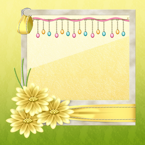 Floral easter background - Photo, Image