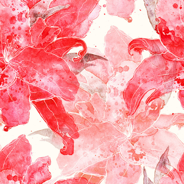 Лілія акварель з цифровим штрихом
 - Фото, зображення