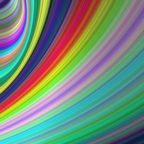 Rainbow speed  - abstract computer generated art - Vector, Image