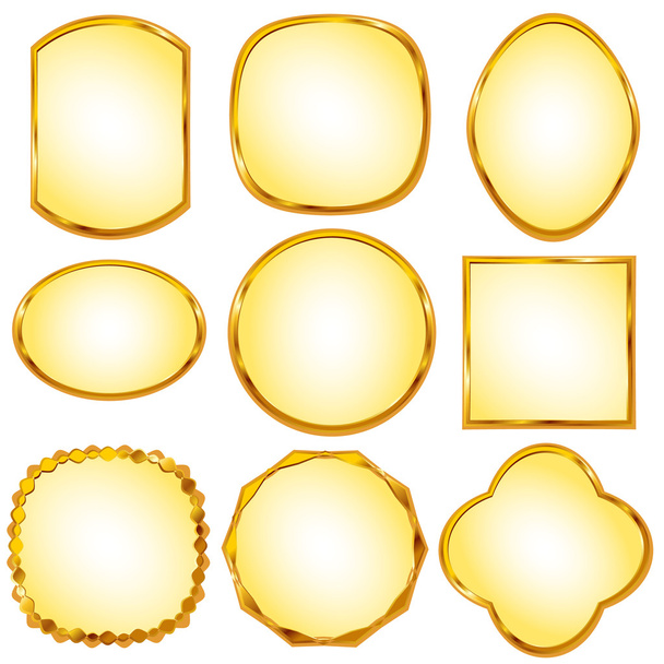 Gold frame - Vecteur, image