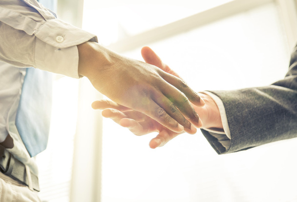 Business handshake. two men reaching an agreement - Foto, immagini