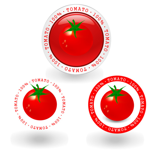 Frame of tomato - Vector, Image