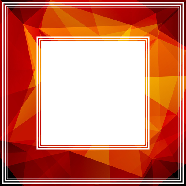 bright polygonal border - Vector, Image