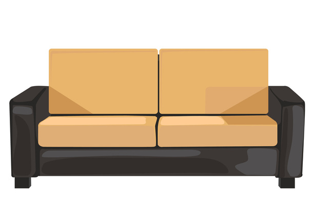 sofa in vector format - Vektor, kép