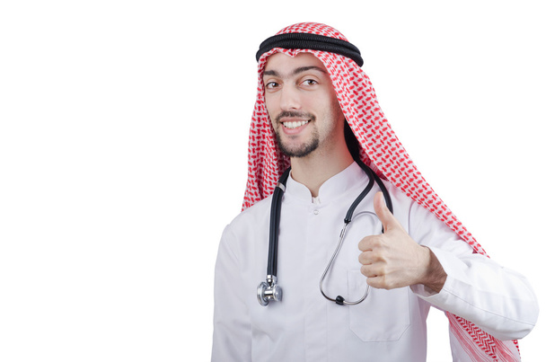 Young arab doctor with stethoscope - Photo, Image
