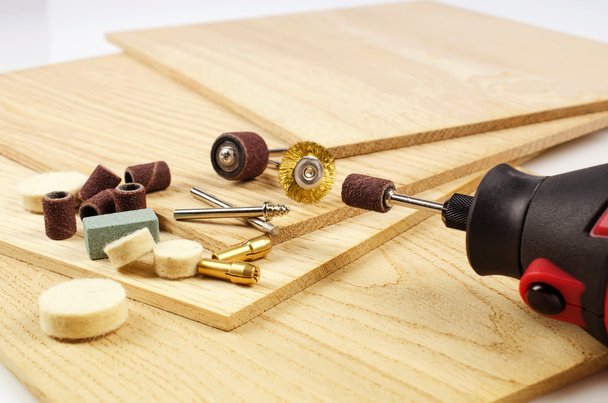 engraving-grinder and accessories - Zdjęcie, obraz