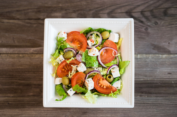 egészséges görög saláta - Fotó, kép