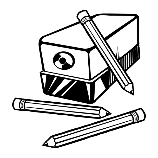 Icono del vector del sacapuntas eléctrico
 - Vector, Imagen