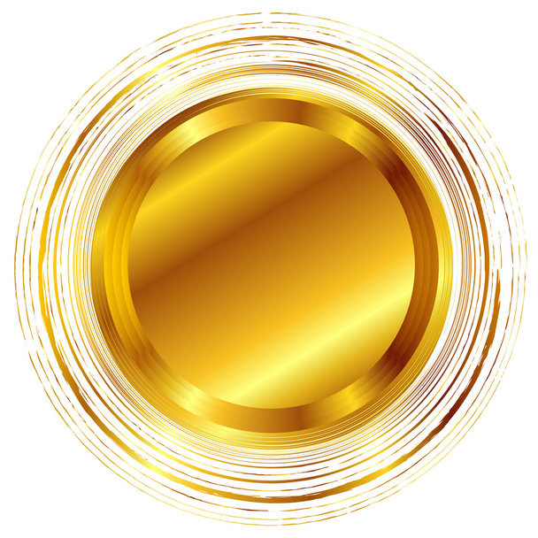 Золотая рамка - Вектор,изображение