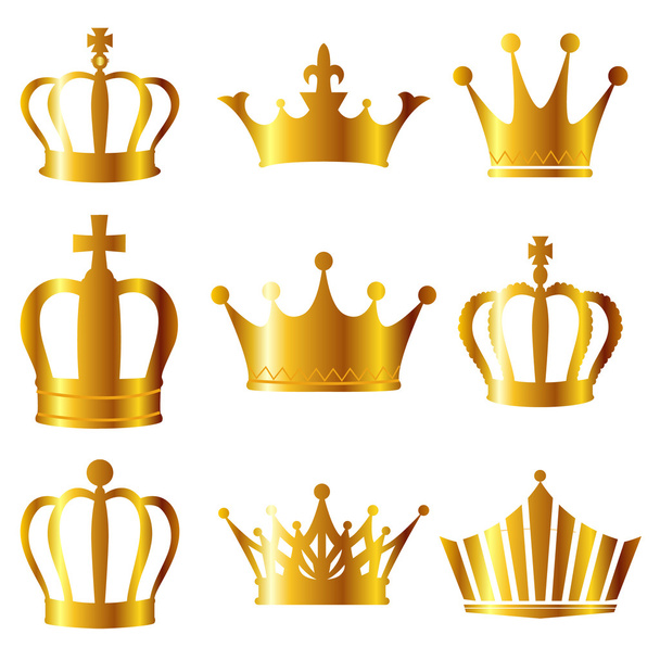 Icon of crown - Vetor, Imagem