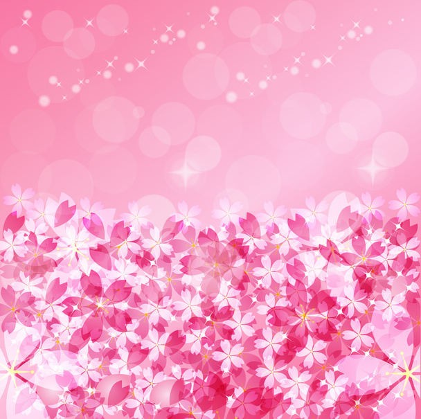 Background of cherry blossoms - Vektör, Görsel