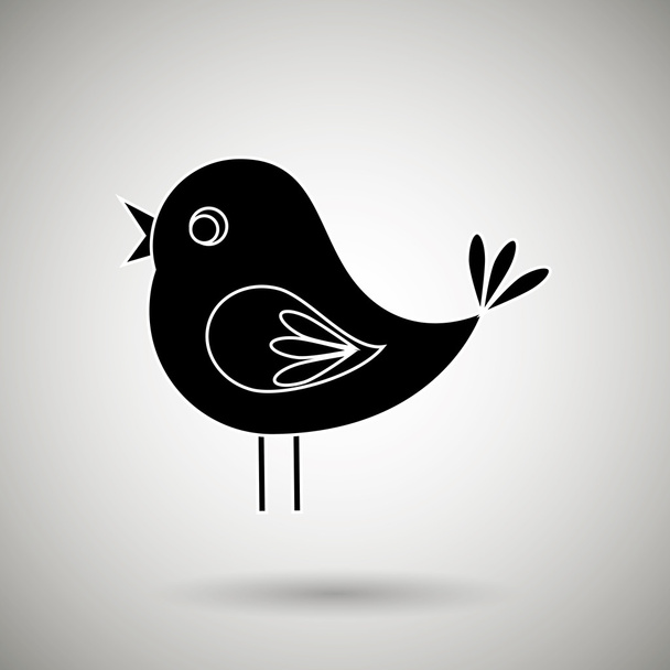 cute birds design - Vector, afbeelding
