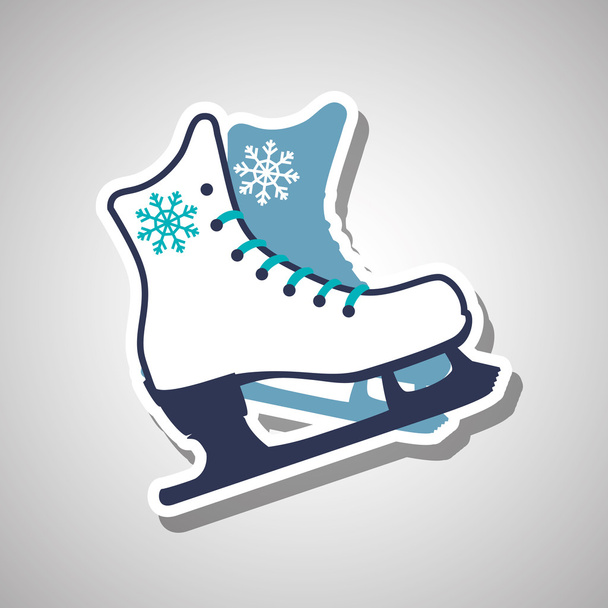 Diseño de icono de patinaje
 - Vector, Imagen