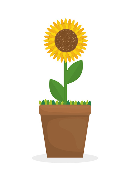 Gardening icon design - Vetor, Imagem
