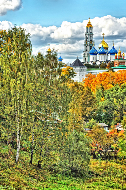 Lavra (The Trinity Sergiev Monastery) (HDR) in Sergiev Posad, Mo - Valokuva, kuva