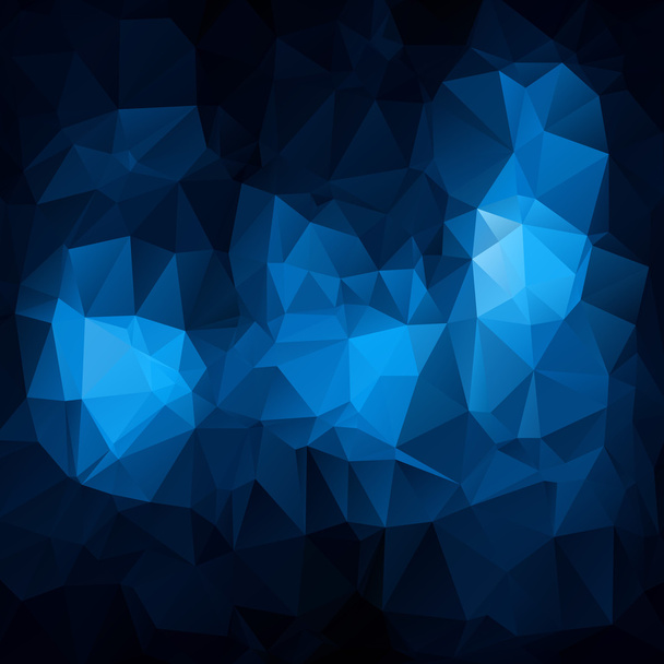 Mavi poligonal mozaik çokgen doku - Vektör, Görsel