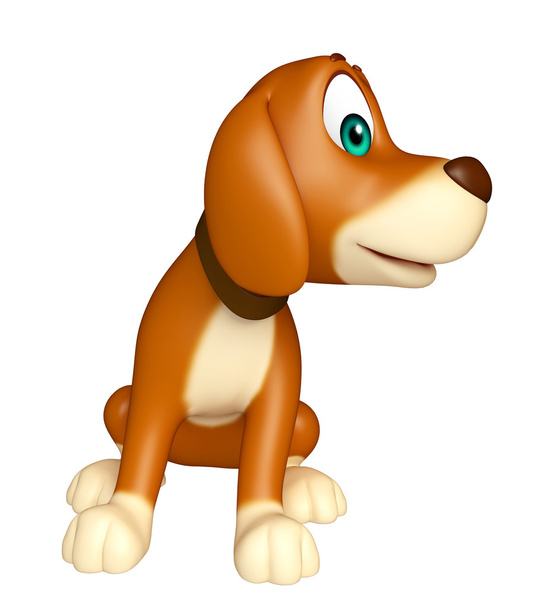 divertente cane divertente personaggio dei cartoni animati
  - Foto, immagini
