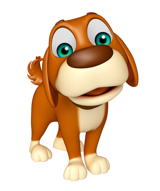 divertido perro divertido personaje de dibujos animados
  - Foto, imagen