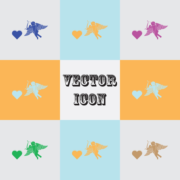 Cupido - Día de San Valentín icono del vector
 - Vector, Imagen