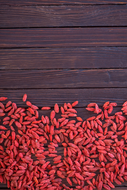 dry red berries ar border - Фото, изображение