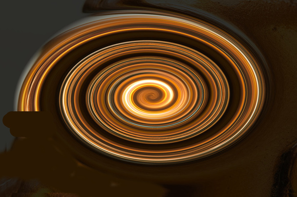 Spirale in braun - Foto, Bild
