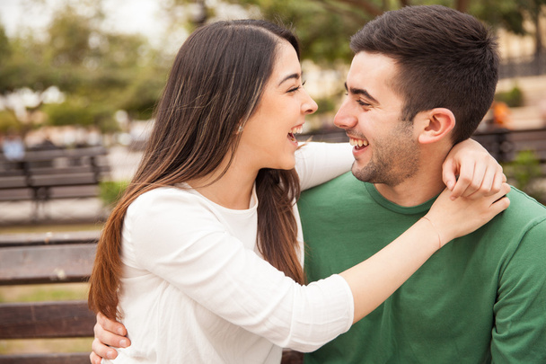 young couple laughing - Photo, Image