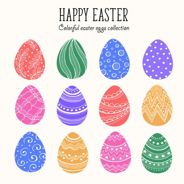 Raccolta uova di Pasqua - Vettoriali, immagini