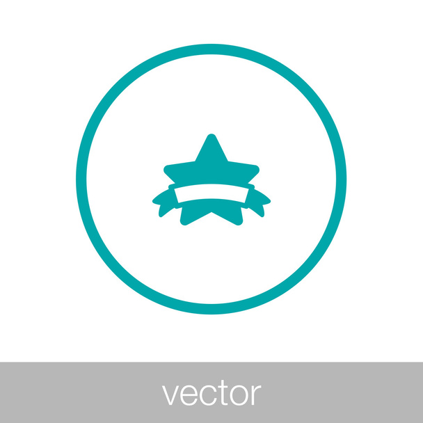 Award icon. Concept flat style design illustration icon. - Vector, Image