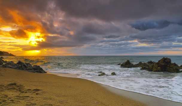 Sant pol de mar, costa brava, İspanya - Fotoğraf, Görsel